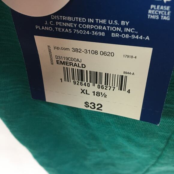 Arizona Jean Co Long Sleeve Top Emerald XL 18.5 - Picture 10 of 14